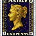 Az első postabélyegek megjelenése - a Penny Black
