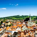 Český Krumlov, ahol medve fürdőzik a várudvaron