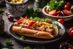 Magyaros hotdog