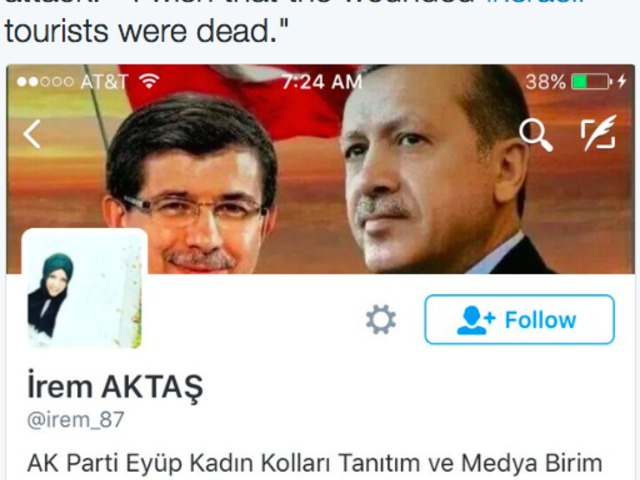 “Bárcsak az izraeli sérültek mind halottak lennének” – tweetelte Erdogan sajtósa az isztambuli merénylet után