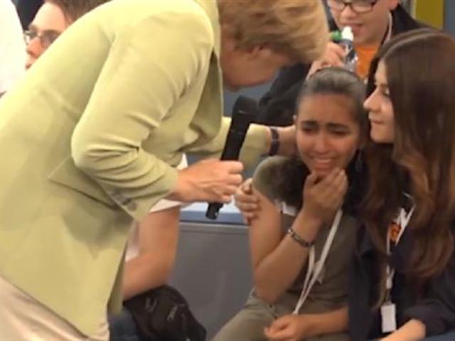 "Soha többé Izraelt" - mondja a kislány, akit Merkel megríkatott