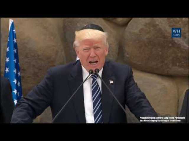 "Szembeszállunk a gonosszal": Donald Trump beszéde a jeruzsálemi Jad Vasemben (magyar felirattal)