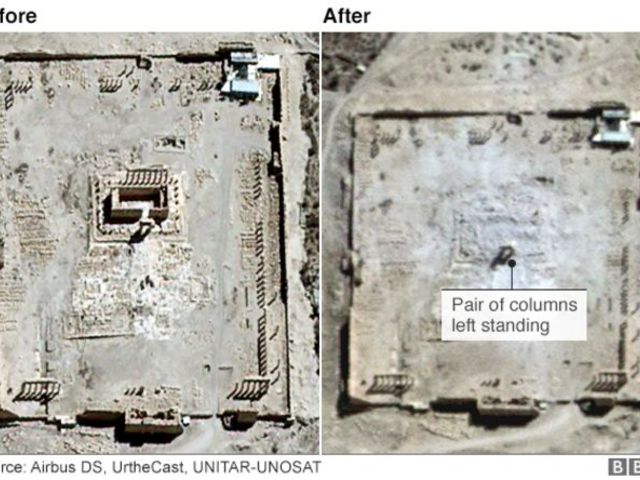 "Ledől Bél": Az ISIS megsemmisítette Palmüra jelképét