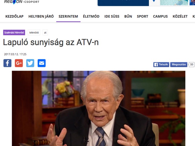 Plágium: Lemásolt cikkben becsmérlik az ATV műsorát