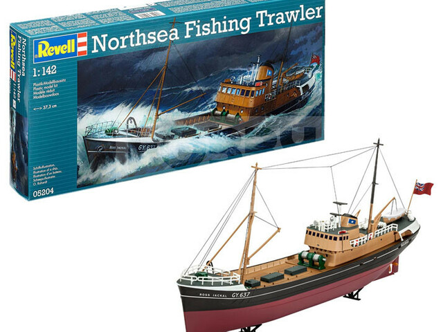 Revell Northsea Fishing Trawler 1:142 Hajó makett kibontás (05204R)