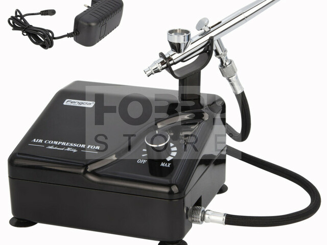Fengda mini Airbrush Kompresszor szett