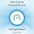 New Personal Record: 27,65 km/h (9,2 km)