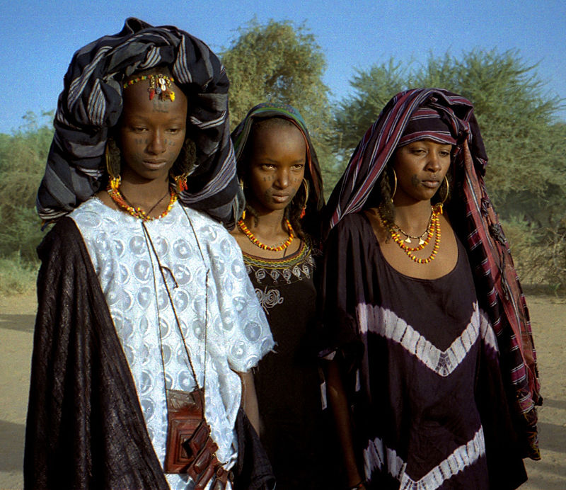 Fulani népcsoportba tartozó hölgyek (forrás: Wikipedia)