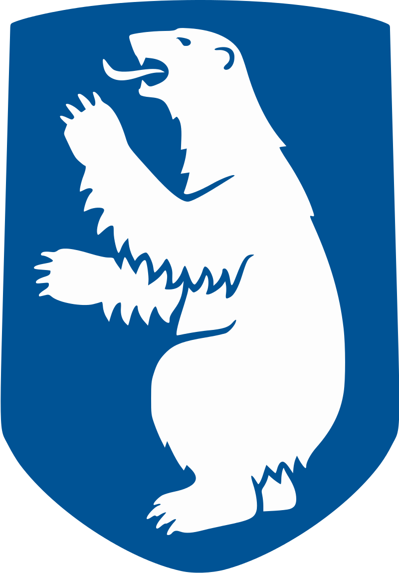 Grönland címere - valószínűleg nem igényel különösebb kommentárt. (forrás: Wikipedia)