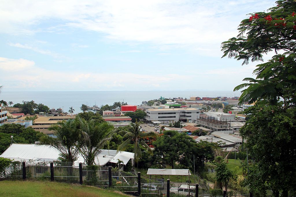 Honiara madártávlatból. (forrás: Wikipedia)