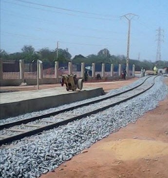Niamey vasútállomása, egyelőre még vasúti szerelvények nélkül. (forrás: Wikipedia)