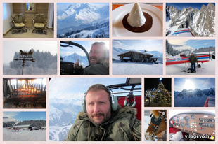 Téli repülés a Mont Blanc körül (HD videó)
