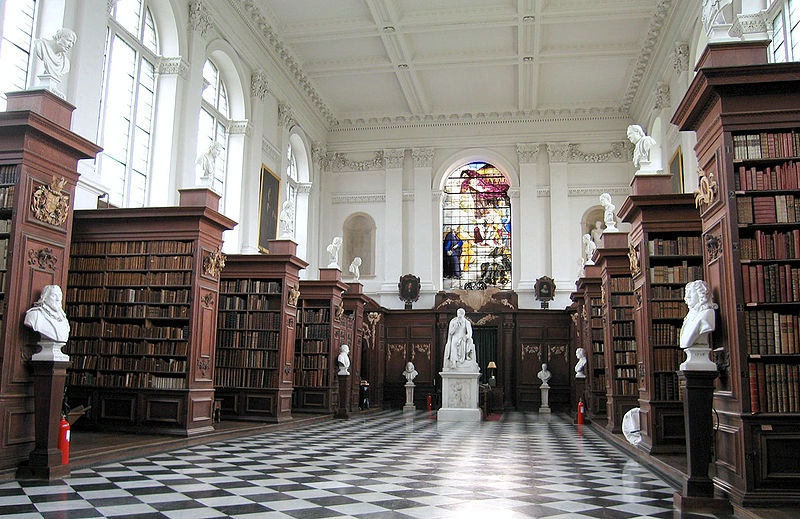 Wren Library, Trinity College, Cambridge University, Cambridge, UK.jpg