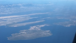 Vir sziget a levegőből