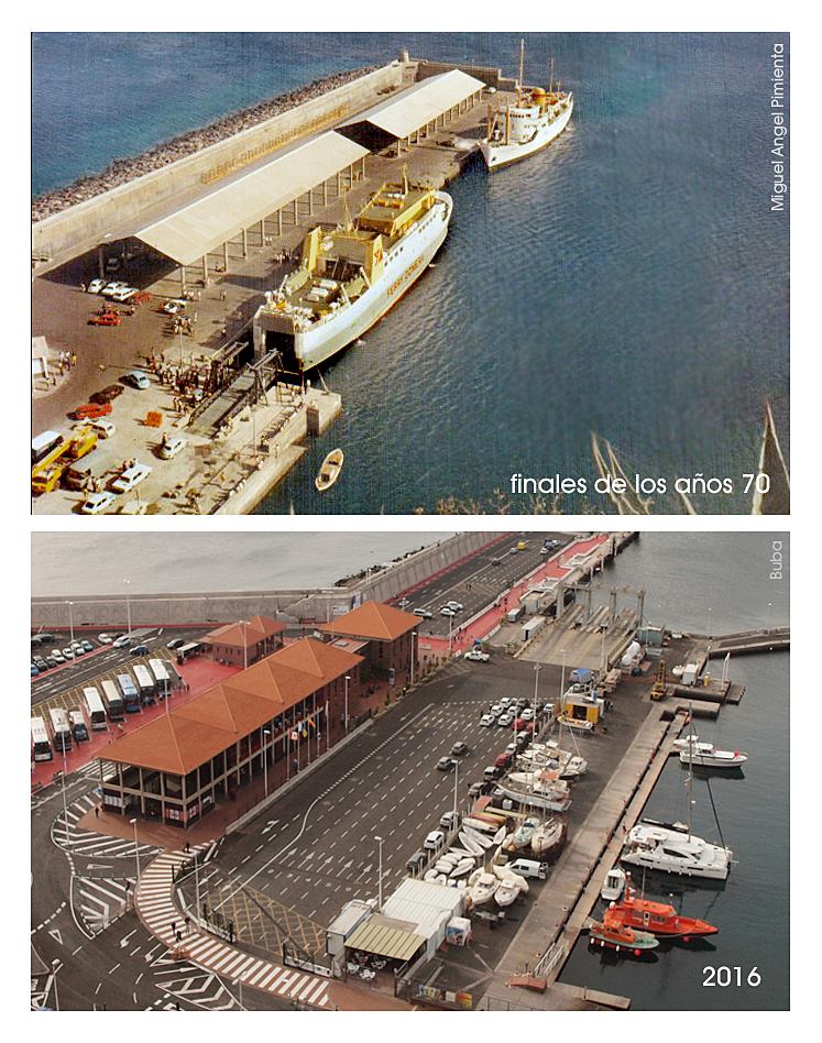 San Sebastian de Gomera - kikötő: ide érkezik a komp Teneriféről