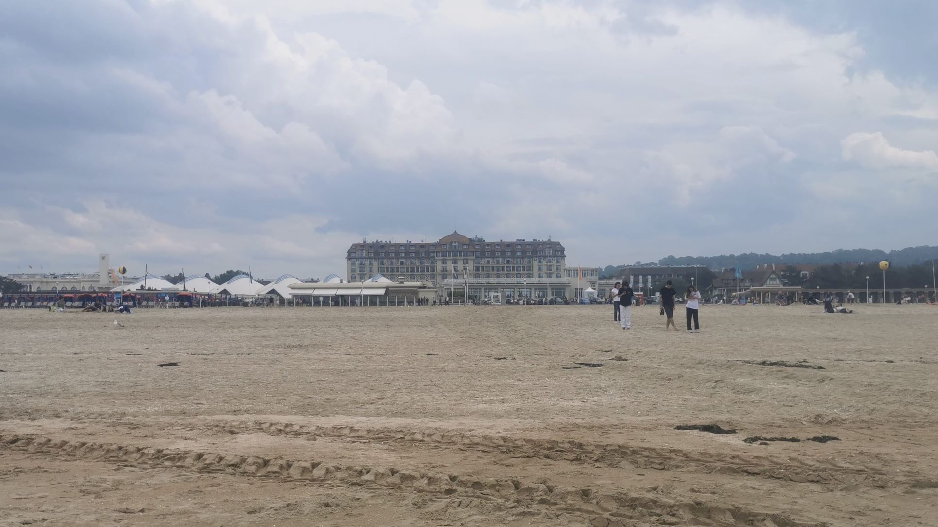 Deauville a part felől.
