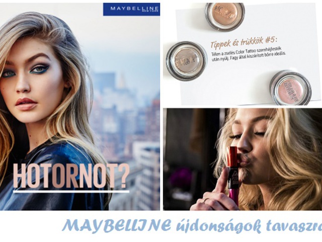 MAYBELLINE újdonságok tavaszra