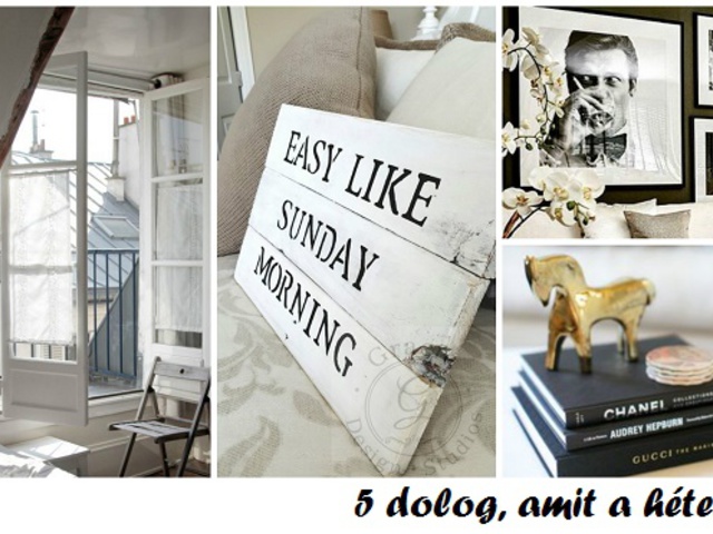 5 dolog, amit a héten…