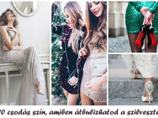 Tíz csodás színösszeállítás, amiben átbulizhatod a szilvesztert