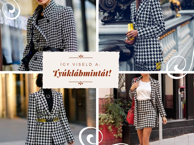 Így viseld ősszel a tyúklábmintát