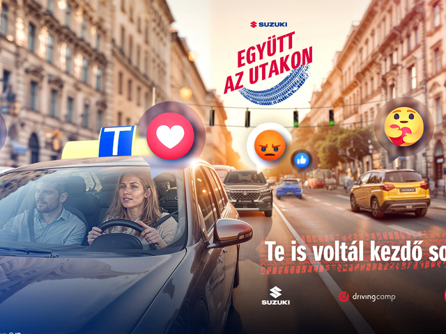 A rutintalan sofőrökre koncentrál a Magyar Suzuki „Együtt az utakon” idei kampánya