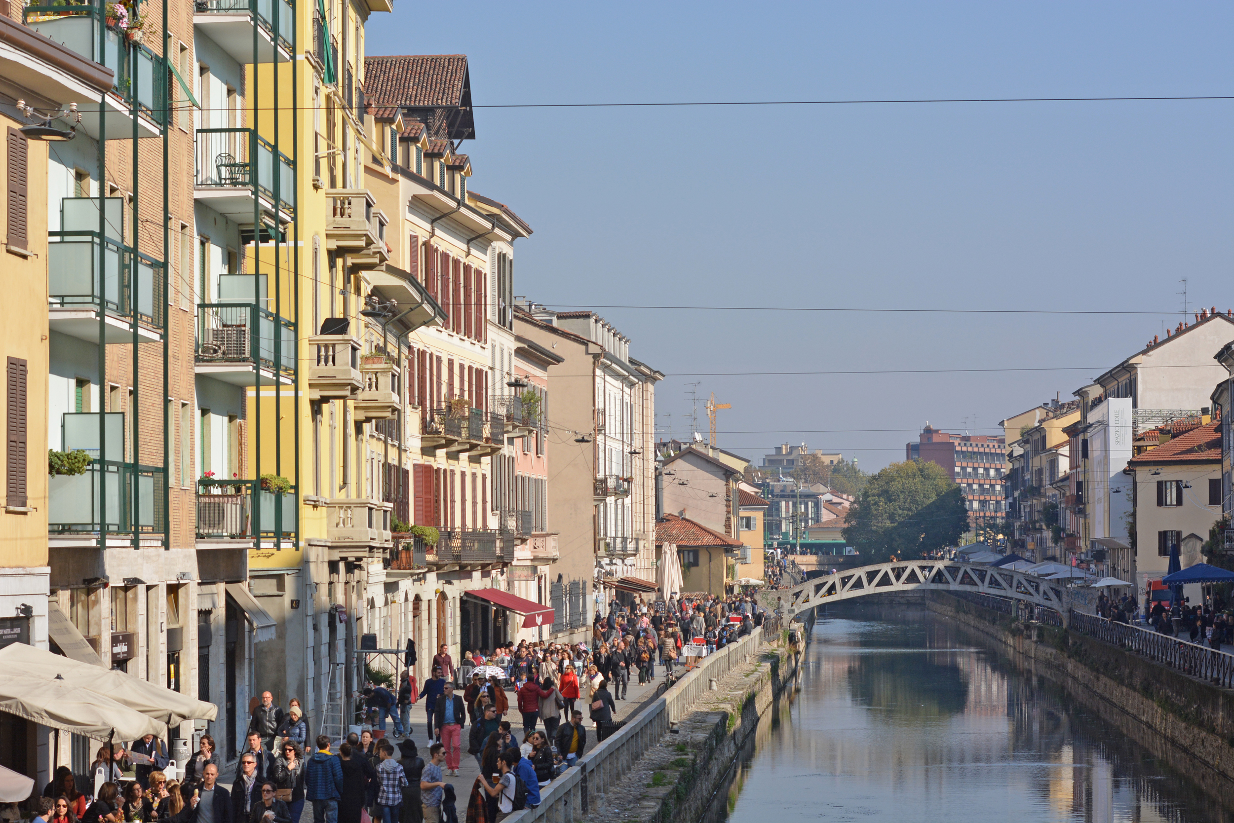 Navigli: csatornákkal szabdalt városrész