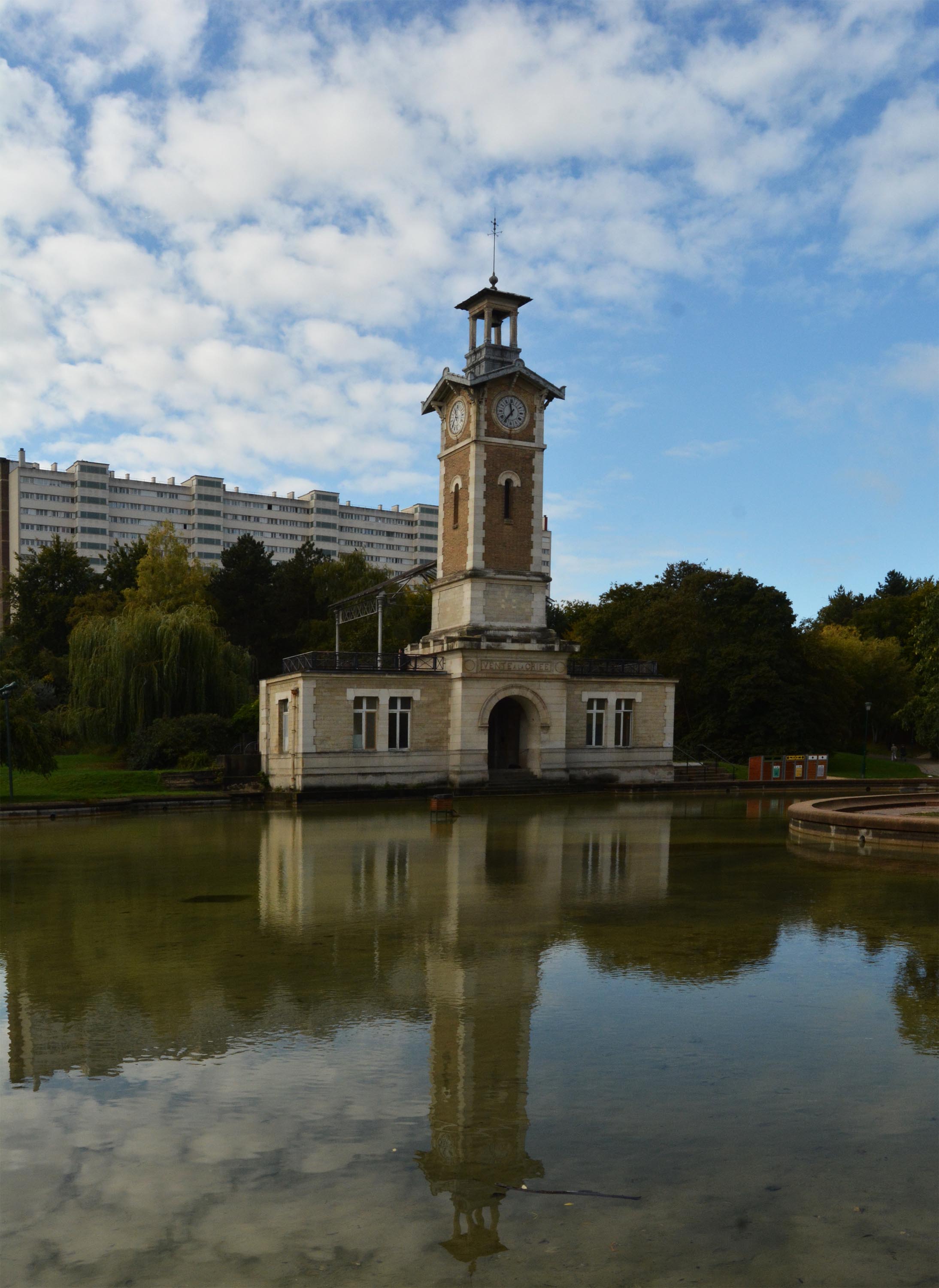 A Georges Brassens park a Petite Ceinture egyik végén