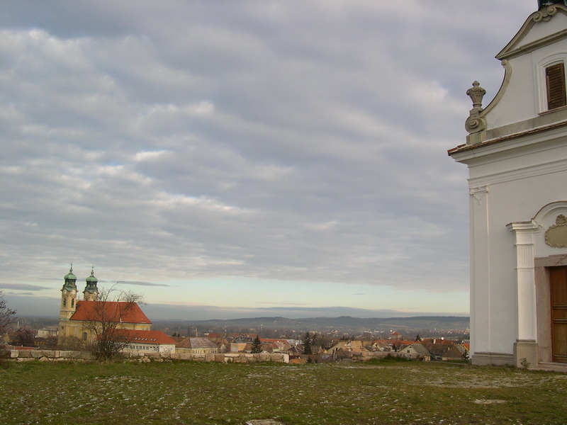 panoráma a Kálvária-dombról