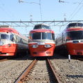 Az Odakyu Electric Railway Company Romancecar motorvonatai