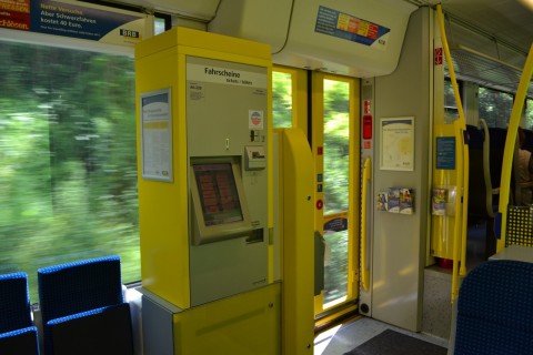 ammerseebahn Bayerische Regiobahn jegyautomata Alstom Coradia LINT