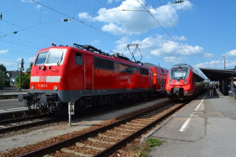 ammerseebahn Mittenwaldbahn Weilheim állomás Talent2 DB 111 sorozat