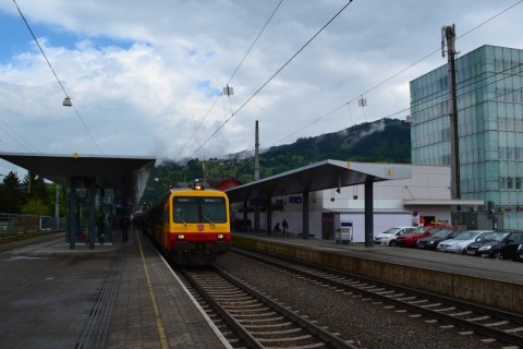dornbirn ausztria Montafonerbahn állomás