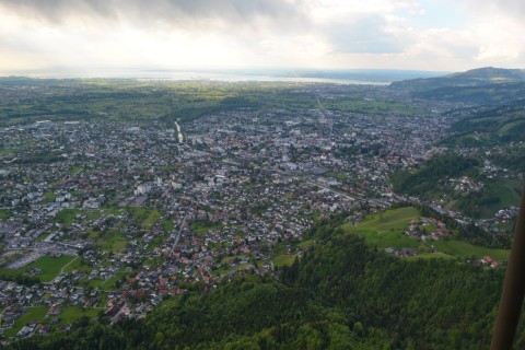 dornbirn ausztria Karren kötélvasút Bóden-tó