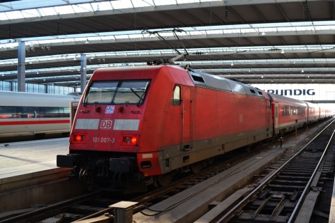 München-Nürnberg-expressz München Hauptbahnhof db 101