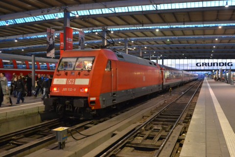 München-Nürnberg-expressz München Hauptbahnhof db 101