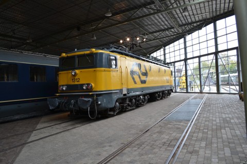 hollandia vasúti múzeum utrecht NS Spoorwegmuseum Maliebaanstation NS 1300 sorozat