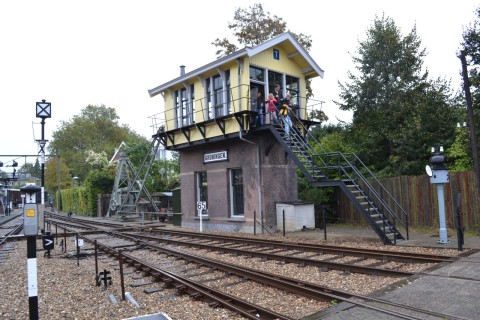 hollandia vasúti múzeum utrecht NS Spoorwegmuseum Maliebaanstation Váltóállító torony