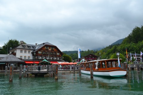 Königssee Obersse Berchtesgaden Nemzeti Park Bajorország