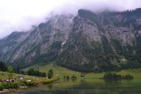 Königssee Obersse Berchtesgaden Nemzeti Park Bajorország