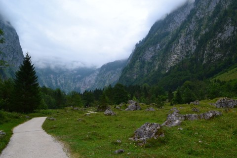 Königssee Obersse Berchtesgaden Nemzeti Park Bajorország