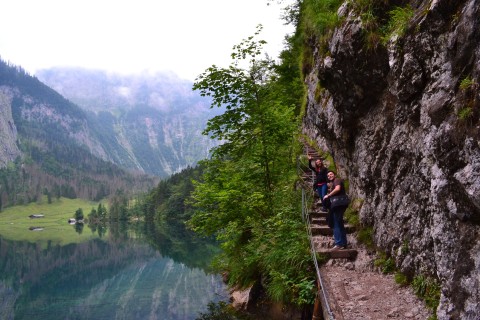 Königssee Obersse Berchtesgaden Nemzeti Park Bajorország