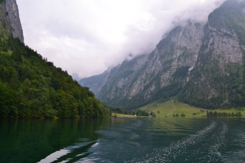 Königssee Obersse Berchtesgaden Nemzeti Park Bajorország