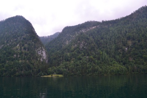 Königssee Obersse Berchtesgaden Nemzeti Park Bajorország