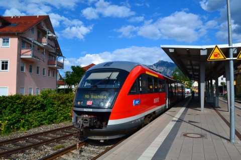 Siemens Desiro füssen vasútállomás