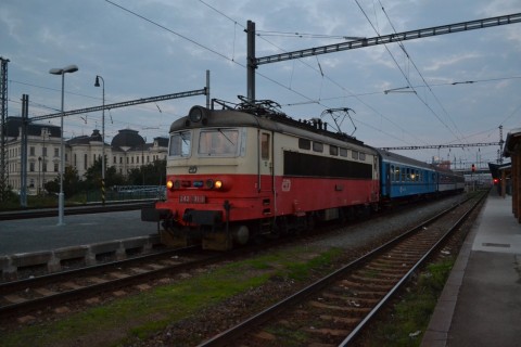 plzen hlavní nádraží Plzeň állomás ČD 242