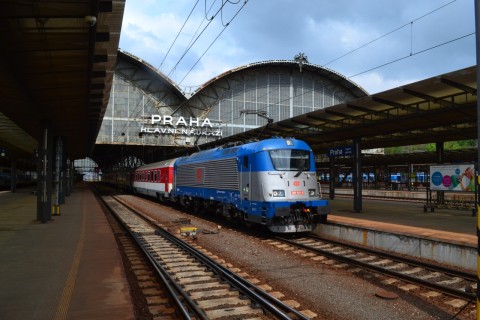 prága főpályaudvar Praha hlavní nádraží ČD 363 sorozat