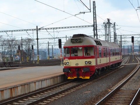 prága főpályaudvar Praha hlavní nádraží ČD 854 sorozat