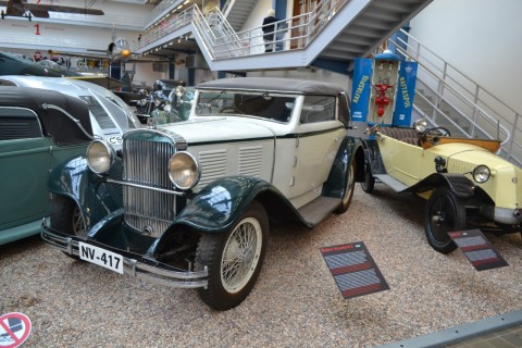 prága technika történeti múzeum Walter Standard 6 autó