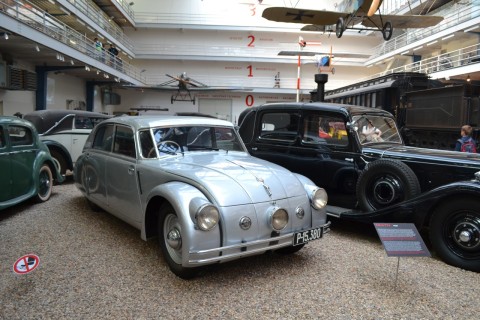 prága technika történeti múzeum Tatra 77a autó