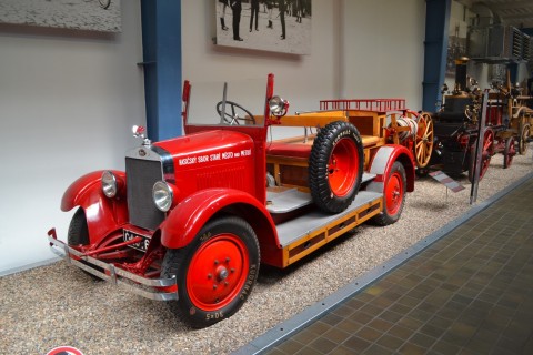prága technika történeti múzeum tűzoltó autó